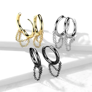 Double Chain Eyrnalokkar