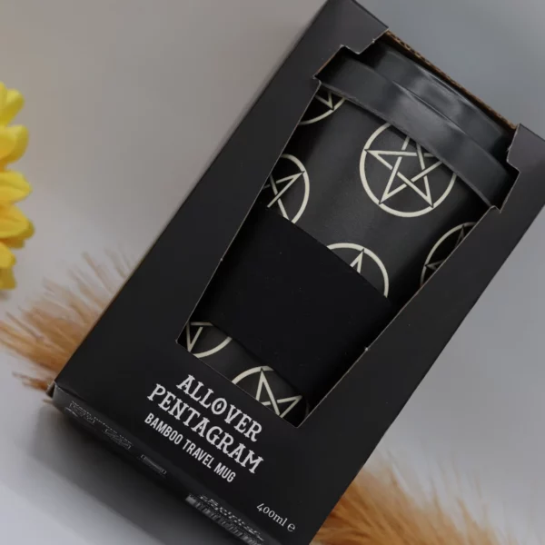 Pentagram Bamboo Travel Mug