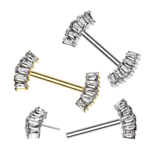 Curved Baguette Barbell
