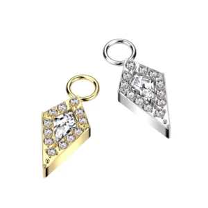Pave Spear Charm