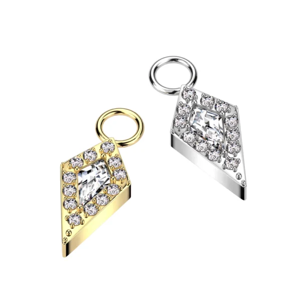 Pave Spear Charm