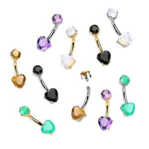 Natural Gem Stone Heart