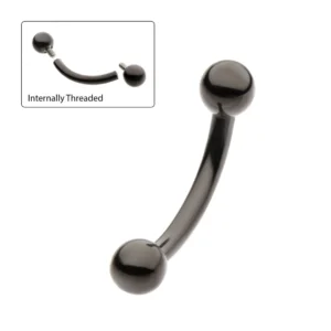 Curved Barbell - Svartur