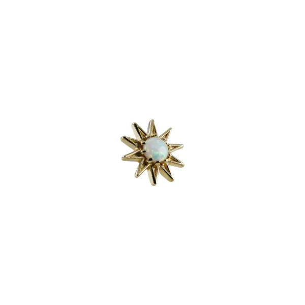 Cab Decagram - Natural Opal