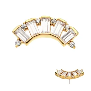 Golden Baguette Cluster