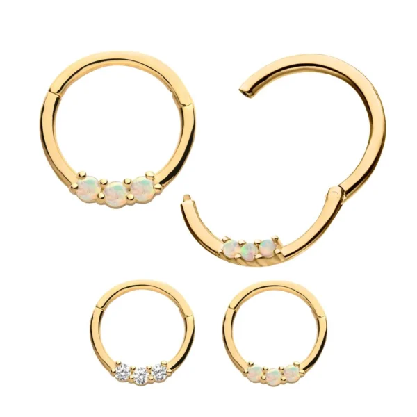 Triple CZ / Opal Clicker