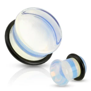 Single Flare Plugs - Opalite