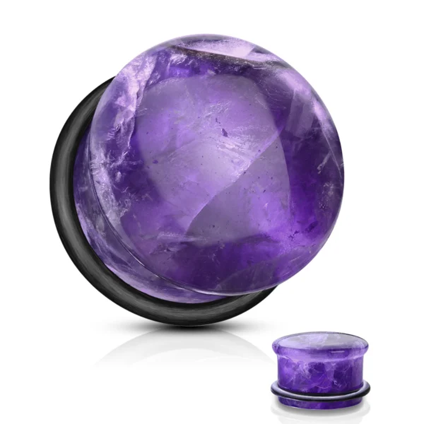 Single Flare Plugs - Amethyst