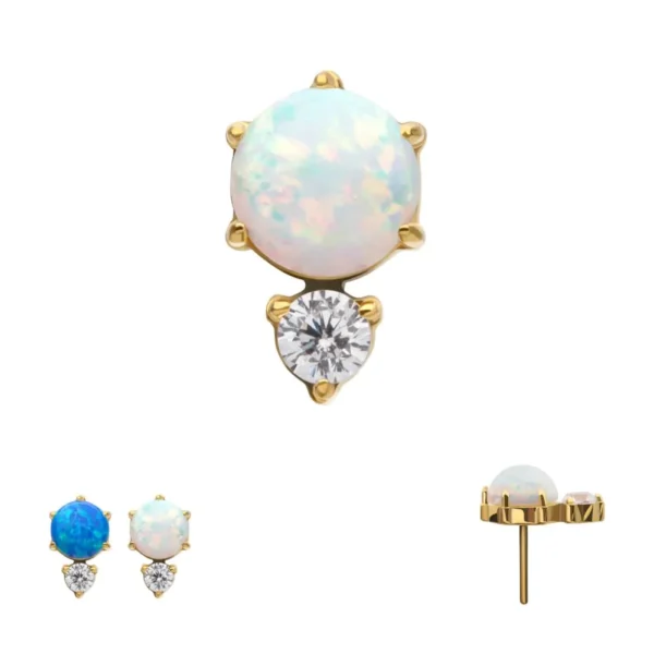 Double Round Opal