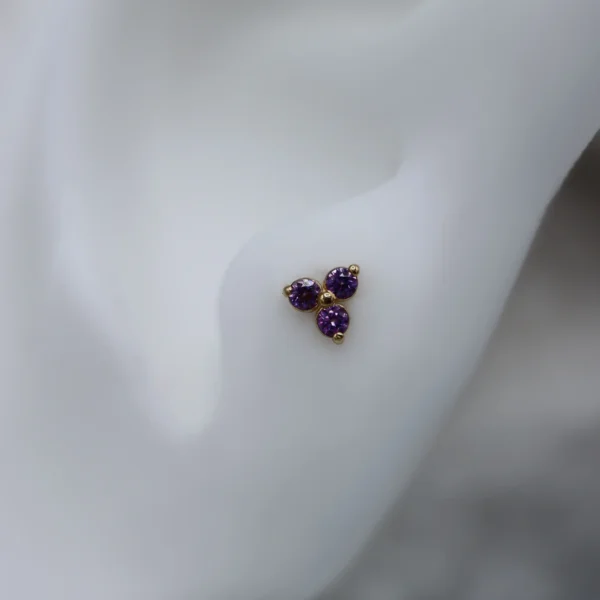 CZ Trinity - Fancy Purple