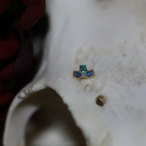 Pear - Aurora Borealis/Pistachio CZ