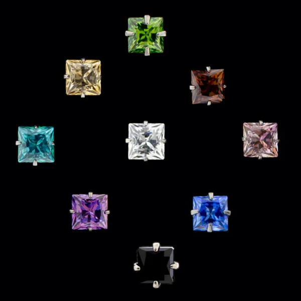 Square Cut Premium Zirconia