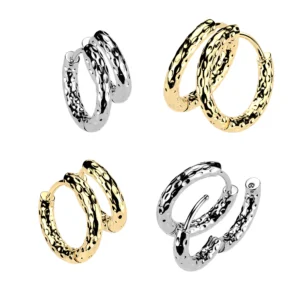 Hammered Hoops