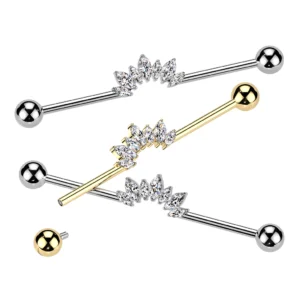 Marquise Crown Barbell