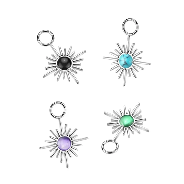 Natural Stone Charm