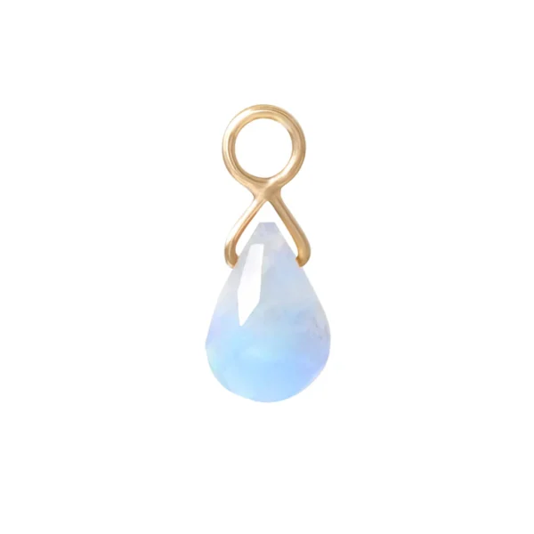 Moonstone Briolette Charm