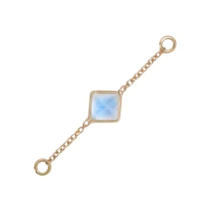 Rainbow Moonstone Accessory Chain