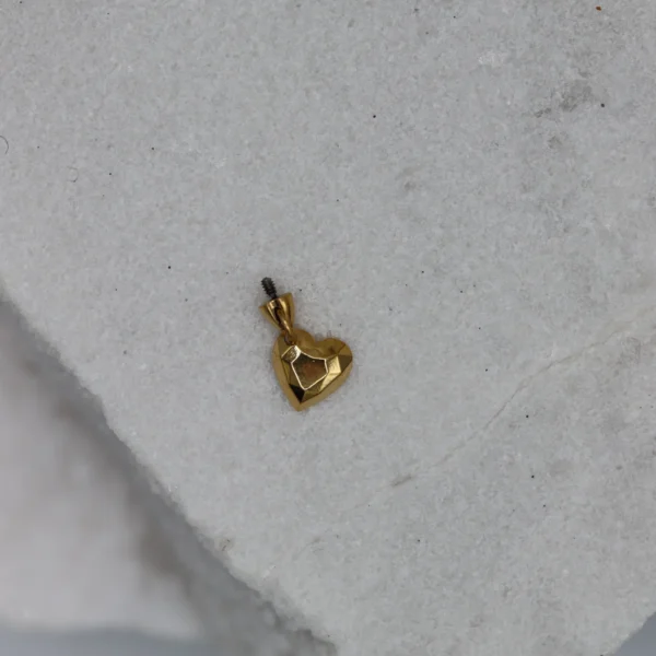 Pendant Heart - Gull