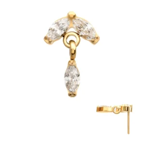 Twin Marquise Gem