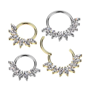 Marquise CZ Fan Clicker