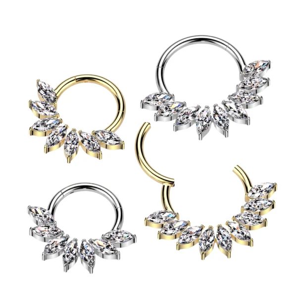 Marquise CZ Fan Clicker