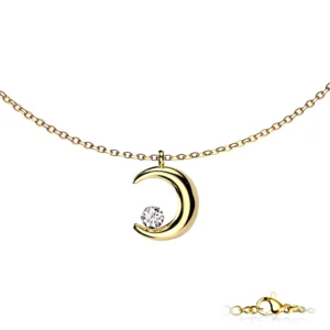 Crescent Moon Pendant - Gull