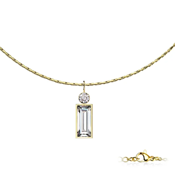 Baguette Pendant - Gull