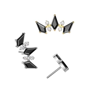 Black CZ Crown