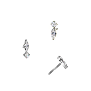 Marquise/Round CZ