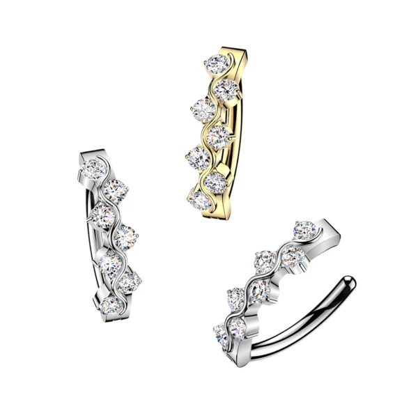 CZ Accented Wave