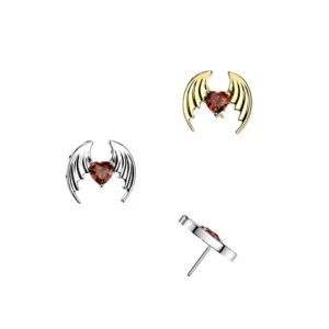 Bat Wings w. Heart Center