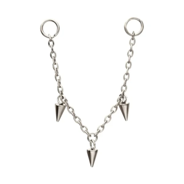 Triple Spike Rolo Chain