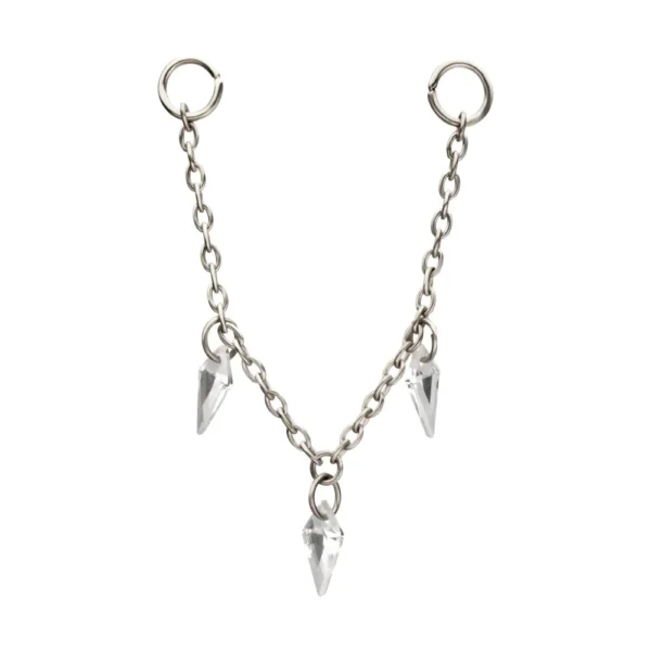 Triple Kite Gem Rolo Chain