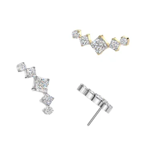 Triple Diamond & Round CZ