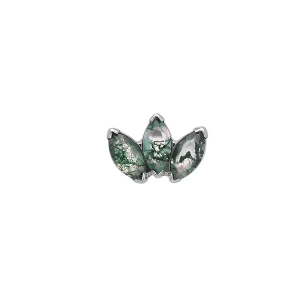 Marquise 3 - Moss Agate