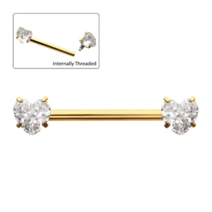 Golden Heart Barbell