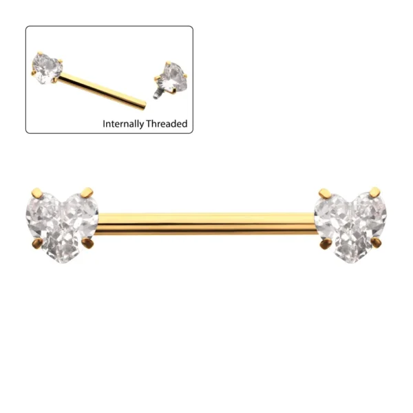 Golden Heart Barbell